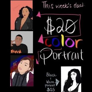 Cartoon Portrait Sale